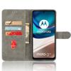 Противоударный чехол для телефона Motorola Moto G42 4G из ПУ кожи с RFID-блокировкой, магнитный, устойчивый к царапинам, с кошельком и подставкой