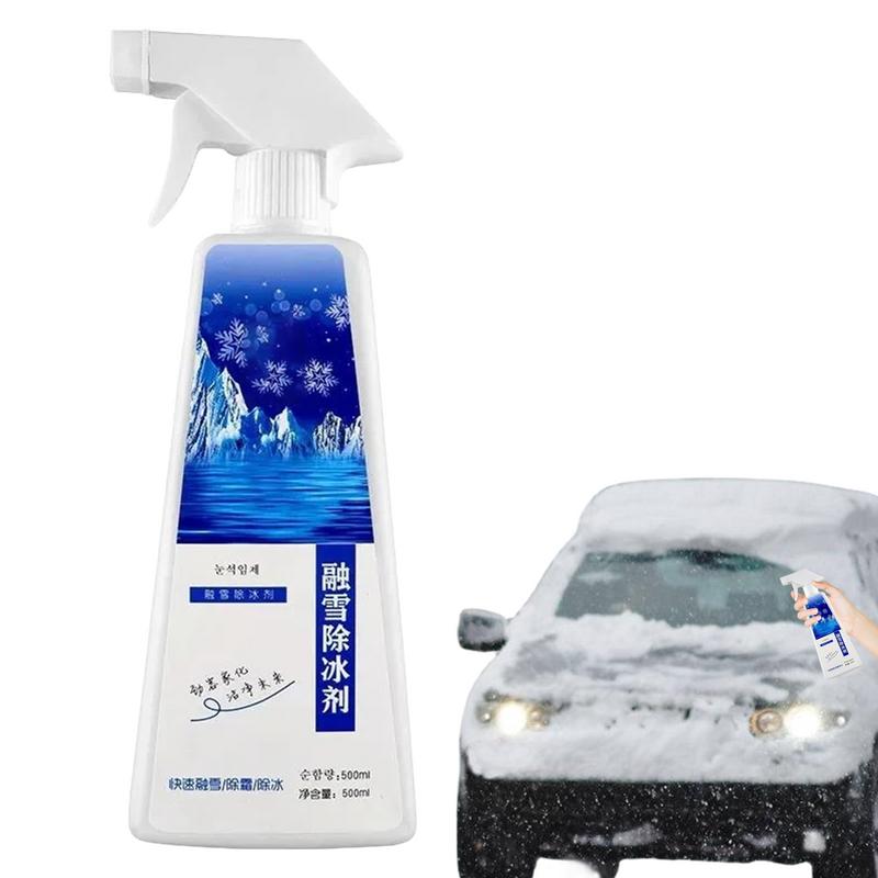 500 мл Ice Off Windshield Spray Противообледенительный спрей для лобового стекла Средство для удаления льда Тающий спрей для мебели Стекла Фары заднего вида
