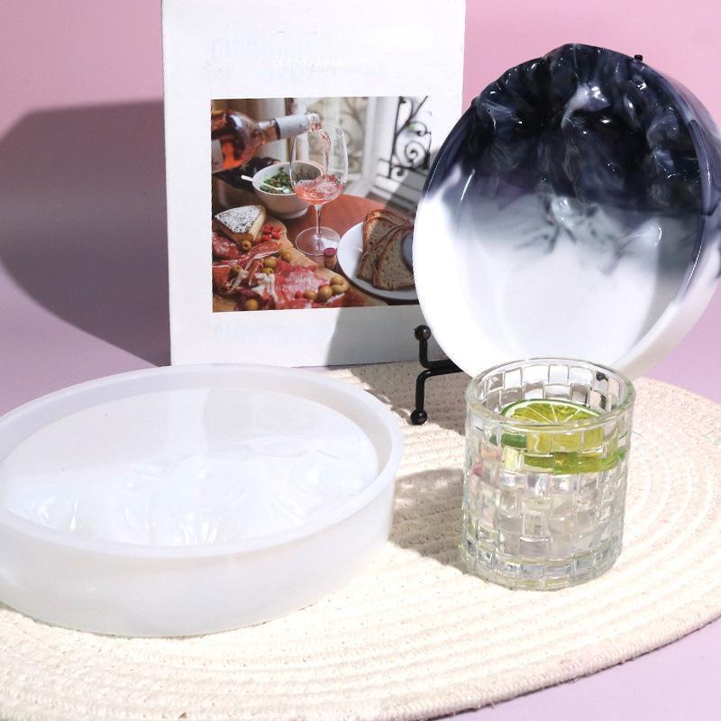 Креативный поднос ручной работы в форме горы, силиконовая форма, неправильный поднос для хранения, гипсовая эпоксидная смола, тарелка для украшений, форма для литья поделок