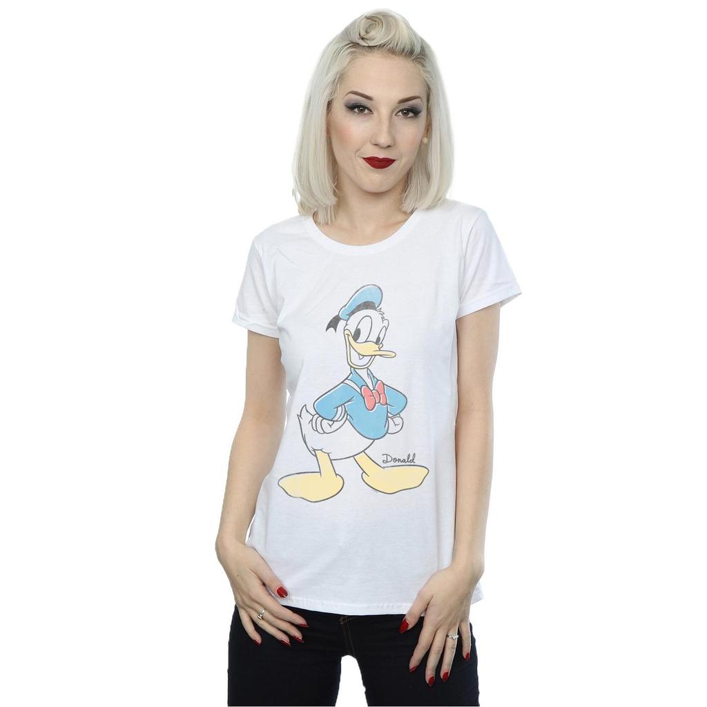 Disney Womens/Ladies Donald Duck Classic Cotton T-Shirt