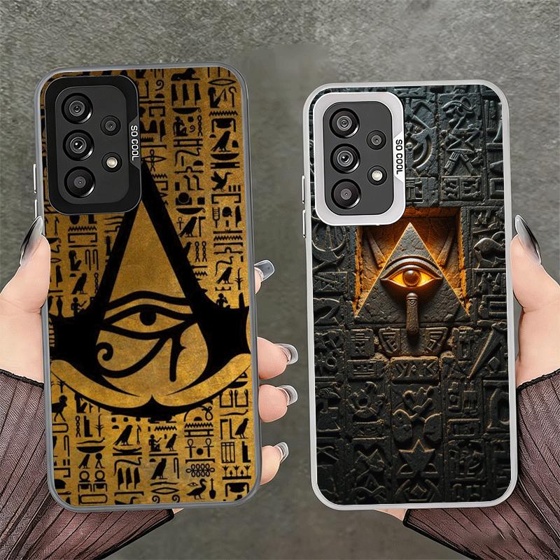 Egypt Eye of Horus Anubis Shockproof Phone Case for Samsung A17 A16 A15 A14 A37 A57 A36 A56 A26 A35 A55 A25 A34 A54 A24 A13 A23