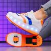 Luminous Led Runaway Shoes Double Wheel Boys Wheel Shoes