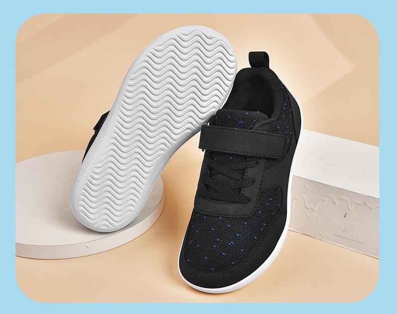 Детские повседневные спортивные кроссовки с широким носком - Низкие, дышащие, для активного отдыха и хайкинга, для мальчиков и девочек