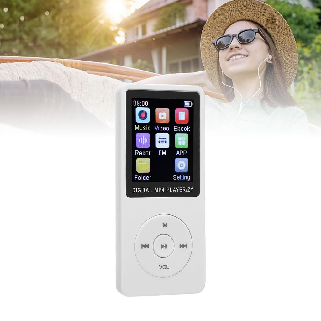 MP3-плеер с экраном 1,8 дюйма, Hi-Fi 5.0, портативный MP3-плеер с FM-радио, диктофоном, электронной книгой для спорта, бега