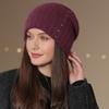 Новая женская зимняя шапка, модная декоративная шапка-бини, теплая зимняя шапка для женщин, повседневная уличная вязаная шапка