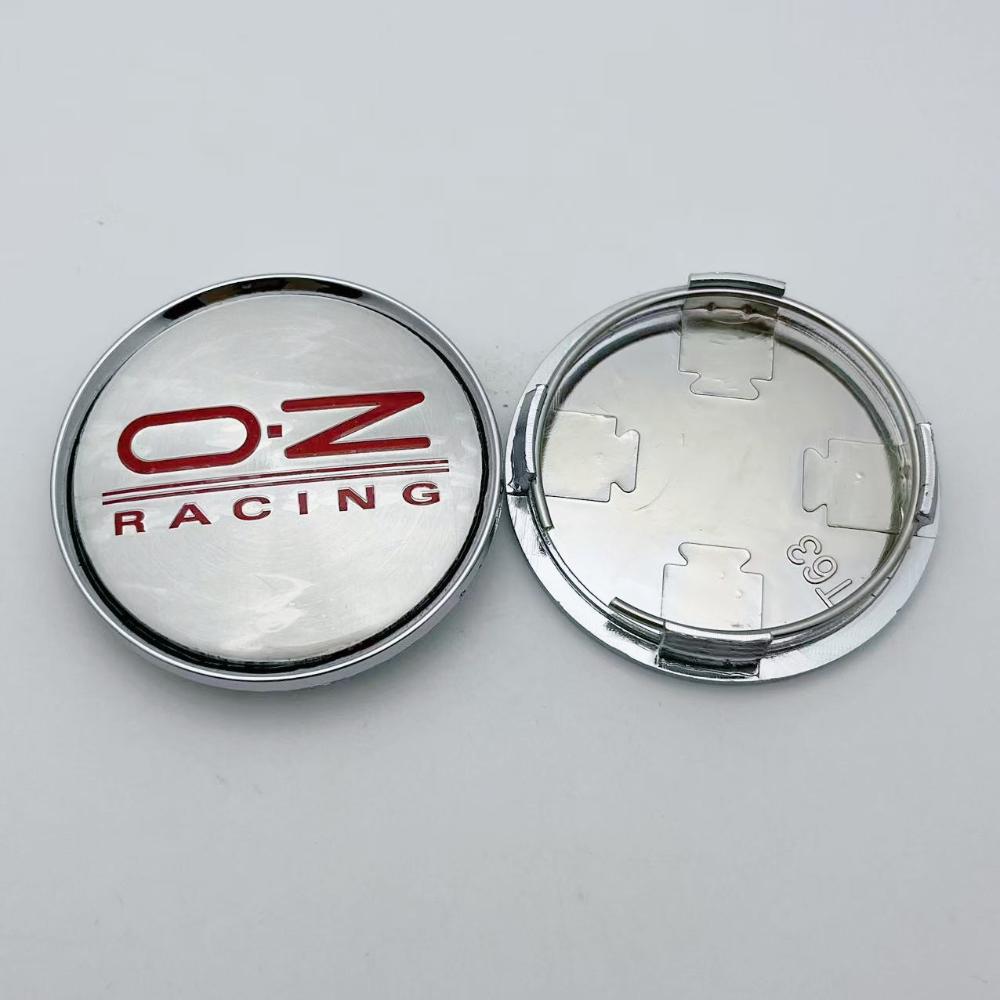 4pcs 63mm 58mm OZ O.Z Racing Logo Emblem Badge Car Wheel Center Cap Wheel Hubcap Rims Dust Cover M592 Car Styling Accessories