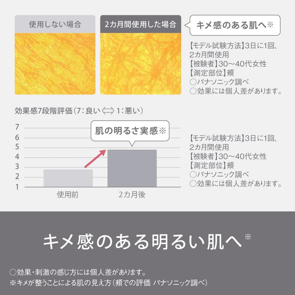 Panasonic Hair Removal Device Optical Esthetics Smooth Epi for Body Face VIO Compatible Speed Optical Hair Removal Device White & Men's Women's