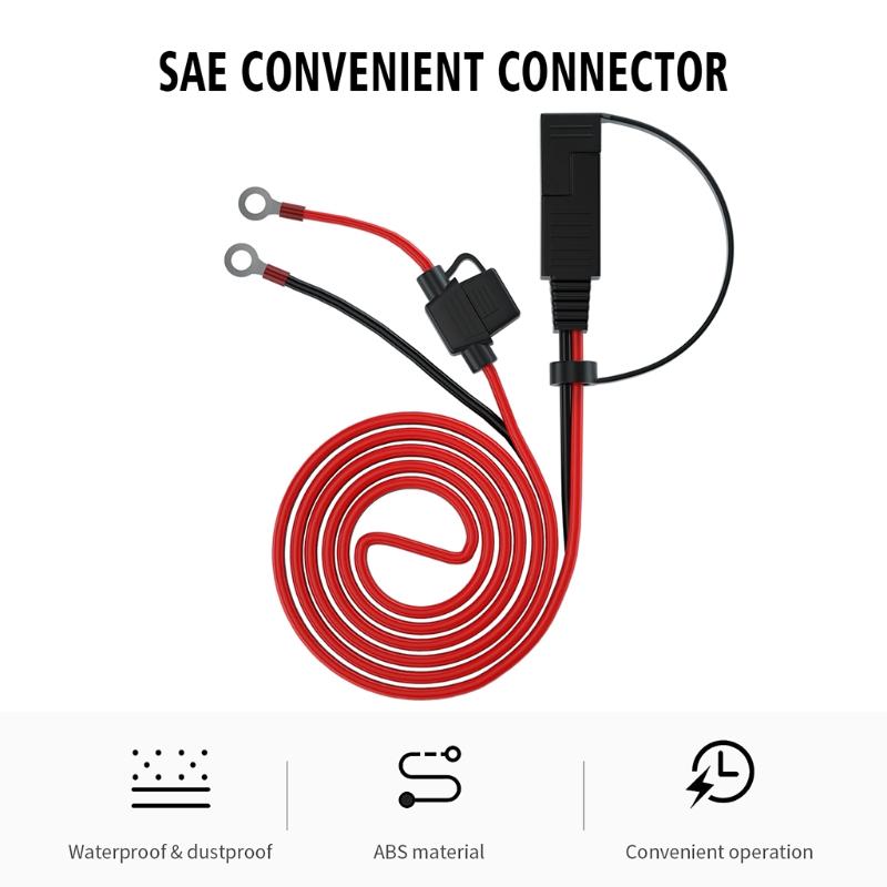 CS-1423A1 Аккумулятор SAE-to Ring Terminal Проводка Быстроразъемный Соединитель Удлинительный Кабель для Мотоциклов Автофургонов Лодок