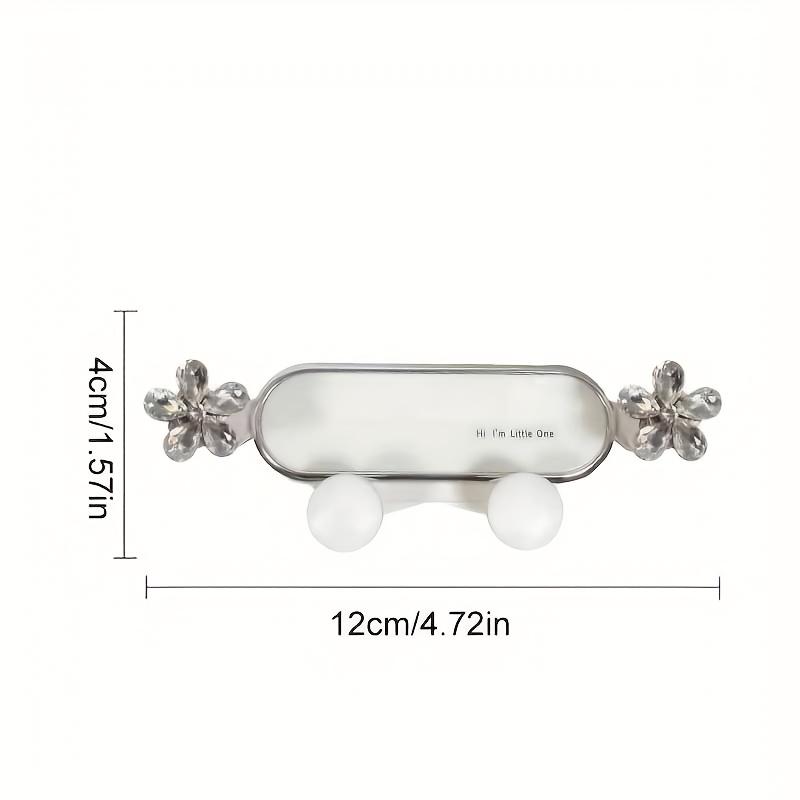 Cute Flower Gravity Car Phone Holder, Universal Air Vent Auto-Clamping Navigation Support Bracket