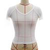 Sexy Womens Sheer Mesh See Through Short Sleeve Crop Tops Casual T Shirt