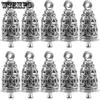 Mini Silvery Decor Jingle Bells Door Hangers Vintage DIY Wind Chime Handicrafts Making Accessories Festival Christmas Tree Decorative Bells