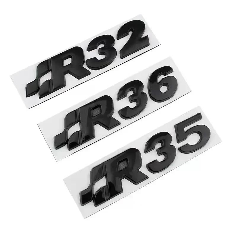 AABLE1 3D Металлическая наклейка-эмблема на задний багажник R32 R35 R36 Для VW SR32 SR35 SR36 Volkswagen Golf MK4 Passat Tiguan