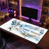 Erling Haaland Custom Large Mouse Pad, Personalized Name Text Print, Football Logo Non‑Slip Desk Mat Gaming Gift