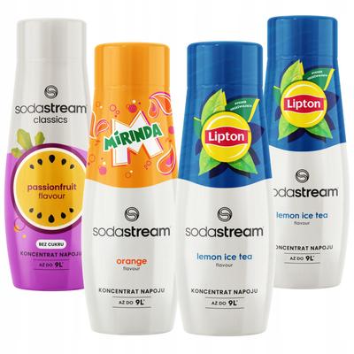 Сироп Sodastream 2X Ледяной чай Лимон + Миринда + Маракуйя Маракуйя