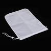 Drawstring Strainer Bags Filter, Nylon Mesh, Juice Nut Milk