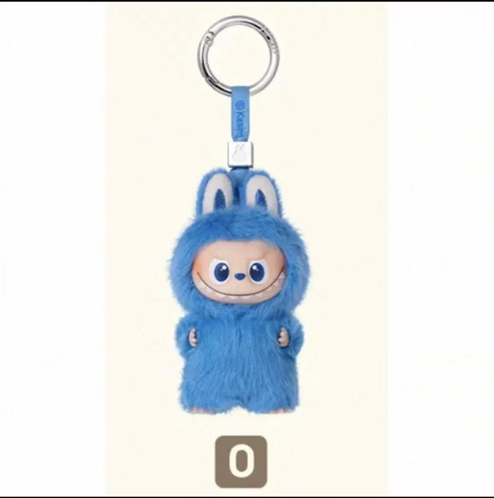 Labubu New 4th Generation Mini Edition Vinyl-Face Plush Doll Blind Box Backpack Accessory Keychain Christmas Gift Children's Hand Puppet Toy