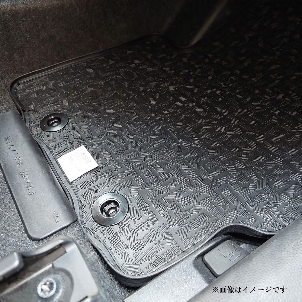 Коврик для пола Land Cruiser 250 Series с высоким бортиком, резиновый коврик, водонепроницаемый резиновый коврик для 5-местного Land Cruiser, изготовлен в Японии, матово-черный, для автомобилей после мая