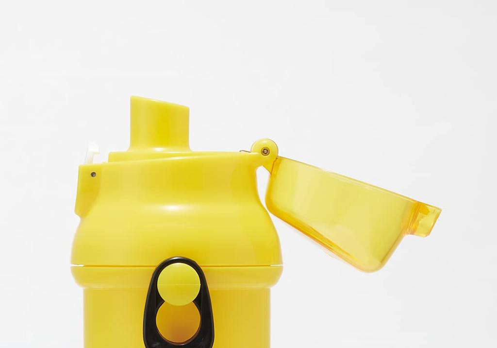 Skater Пластиковая бутылка для воды 480 мл, антибактериальная, для детей, легкая, антибактериальная обработка, сделано в Японии, лицо покемона пикачу 23