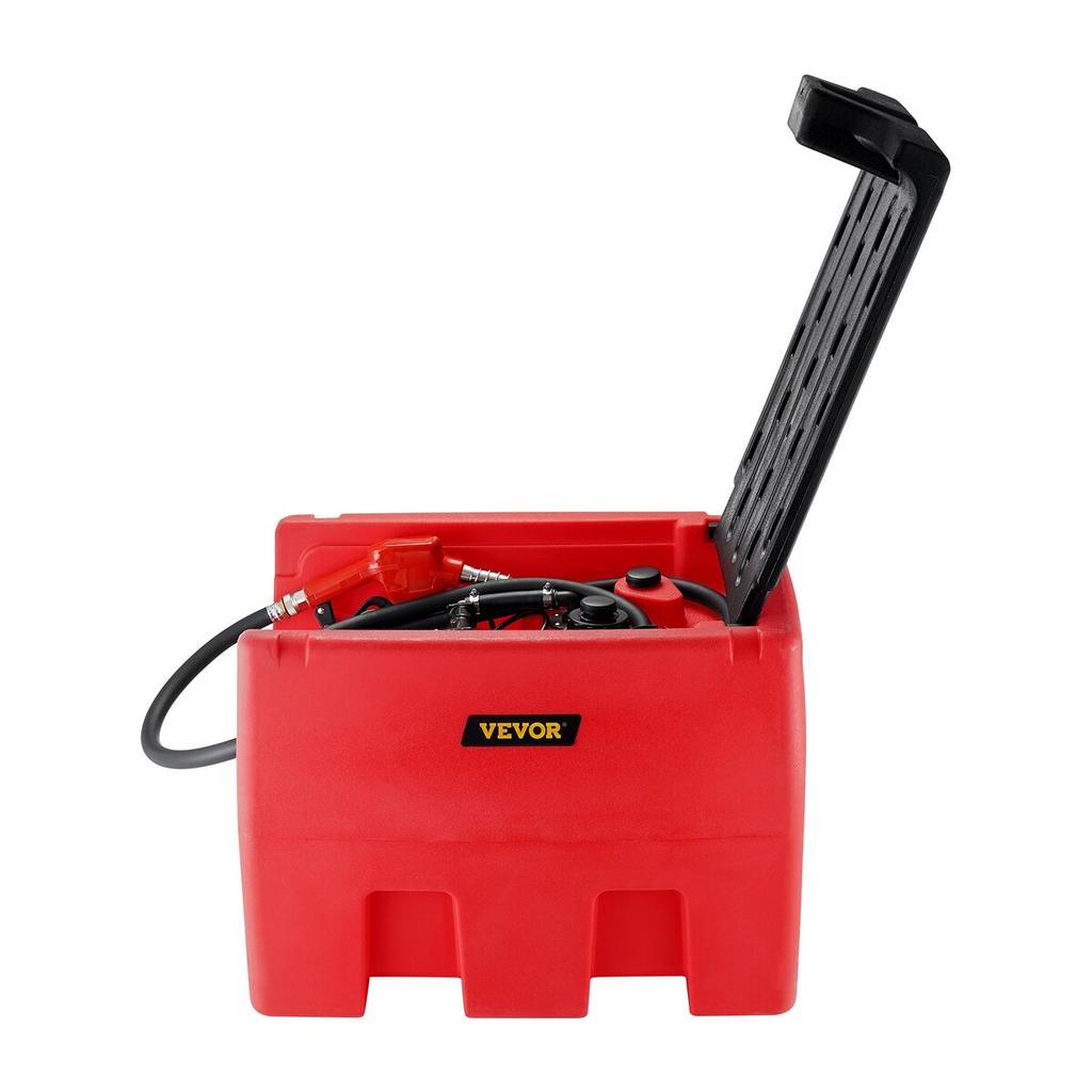 Portable Diesel & Gasoline Tank 48 Gal Fuel Tank with 12V Transfer Pump