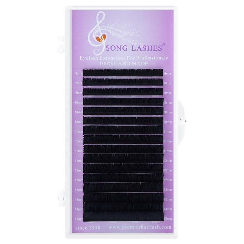 SONG LASHES Thin Thickness 0.02 0.03 0.05 0.07mm Fluffy Russian Volume Eyelash Extension Trays
