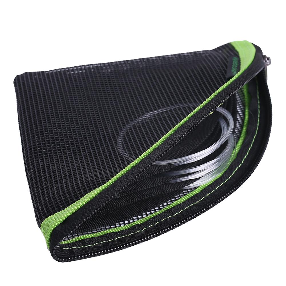 Kylebooker Fly Fishing Line Storage Bag Tippet Case Net Like Leader Tippet Storage 7 Slots Fishing Line Packet Wallet Fishing Tackle Bag