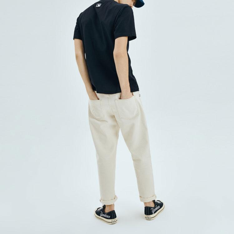 Новые унисекс футболки MLB Черные 31TSR1031-50L