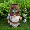 American Garden Shovel-Holding Elf Solar Light Ornament