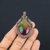 Rainbow Solar Quartz 999 Copper Wire Wrapped Pendant, Handmade Gemstone Pendant Jewelry, Gifts For Wife Brand New Pendant