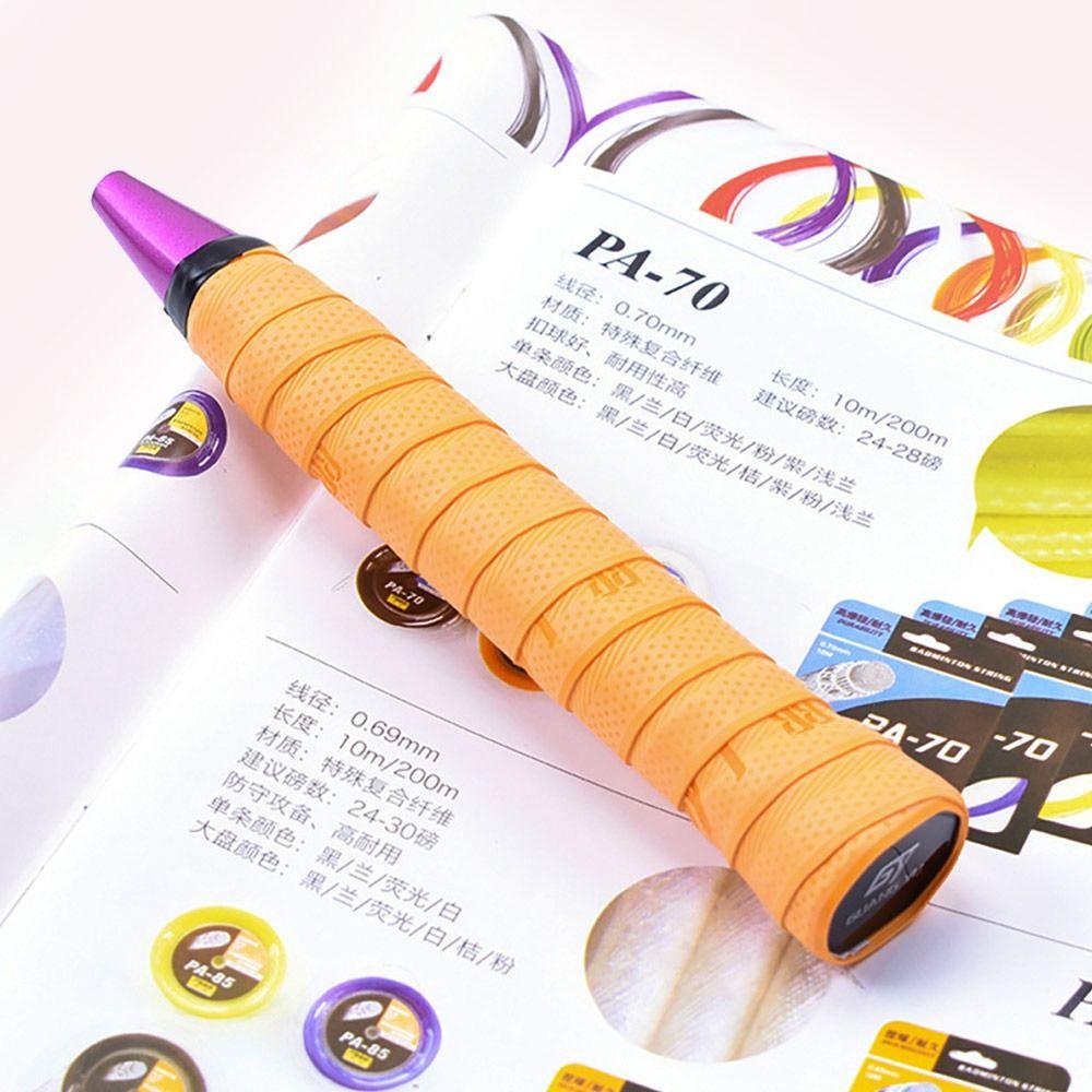Thickened Fishing Rod Sweatband Gradient Colorful Tennis Overgrip Fishing Rod Belt  Tennis Racquet