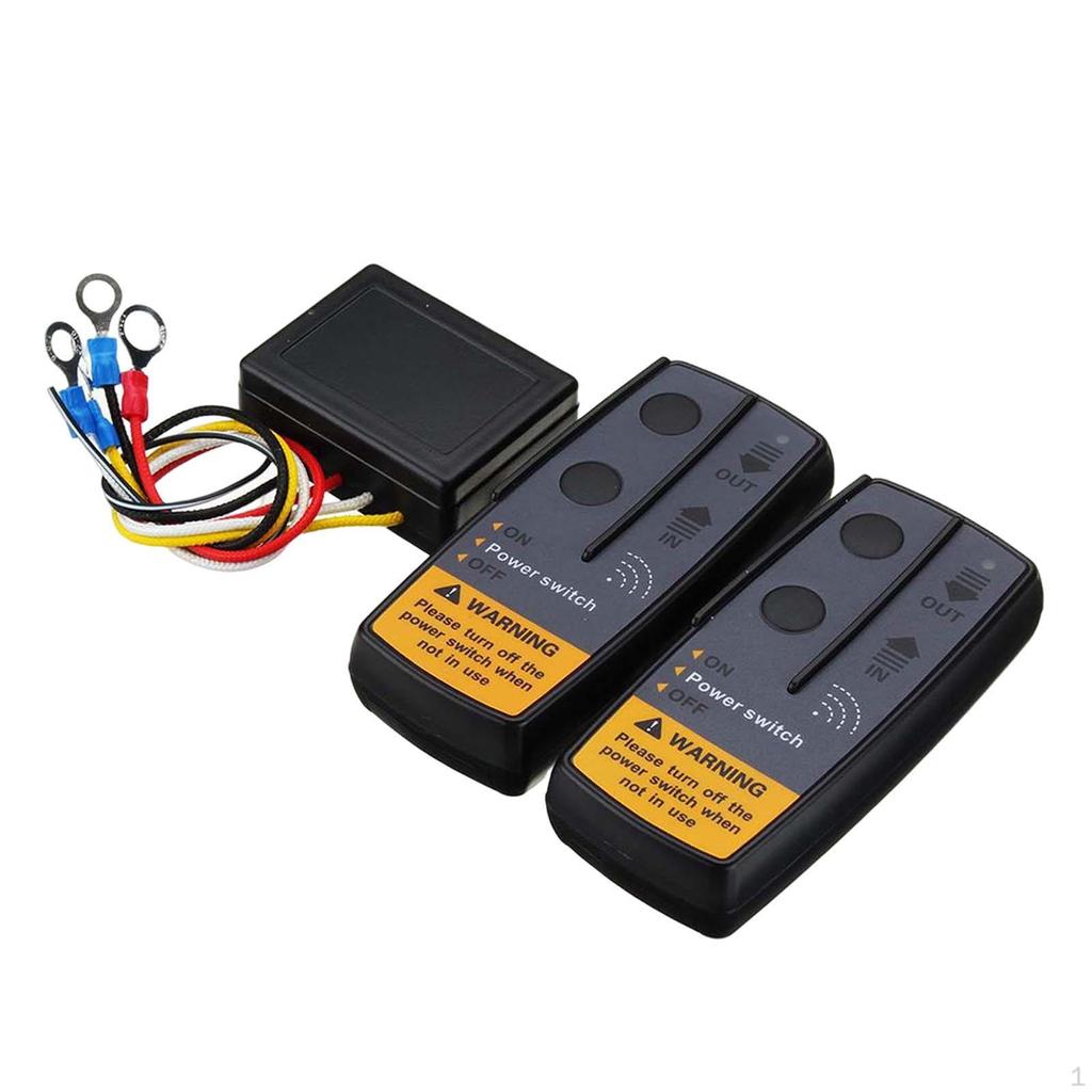 24V 12V Electric Digital Winch Remote Control Switch Set Contactor Universal for ATV SUV Truck