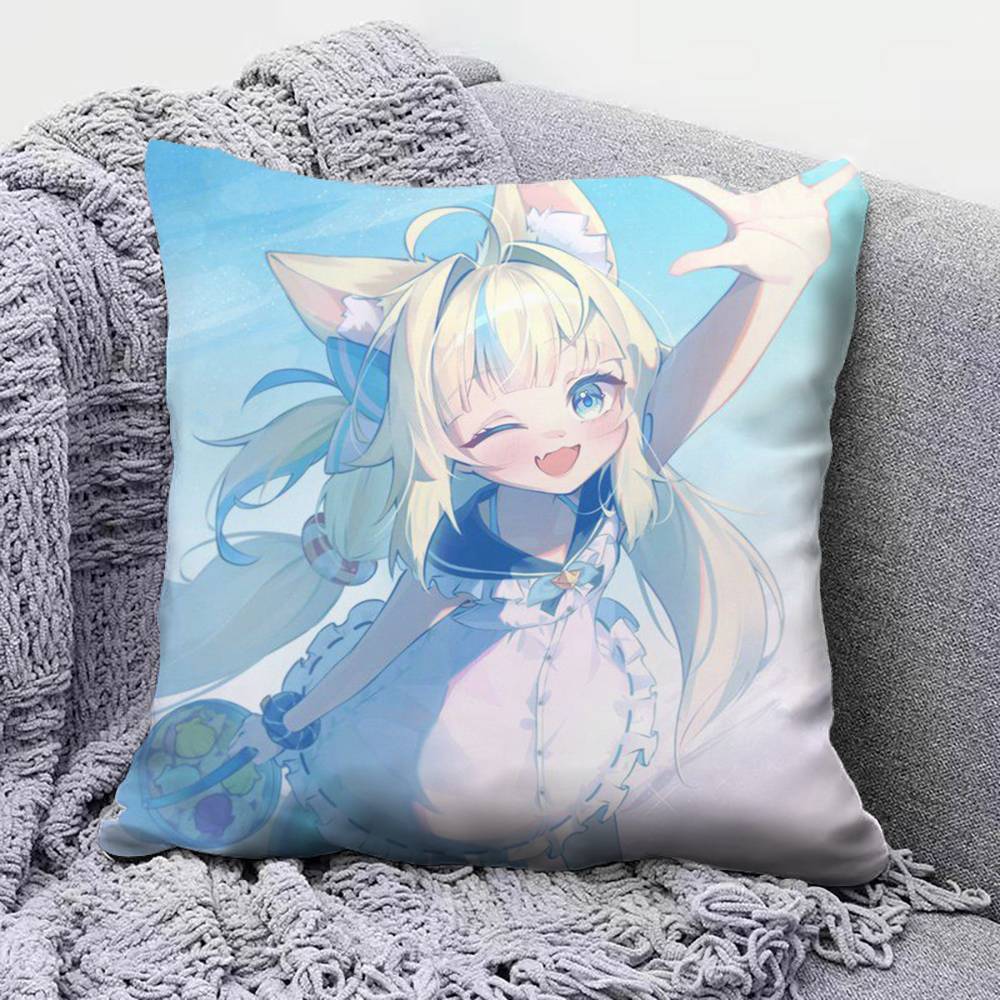 Sameko Saba CCute VTuber Home Sofa Cushion Covers and Aecorative Custom Pillow Covers