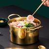 Deepened Noodle Cooker Double Handle Stew Pot Multipurpose Korean Ramen Pot  Hotpot