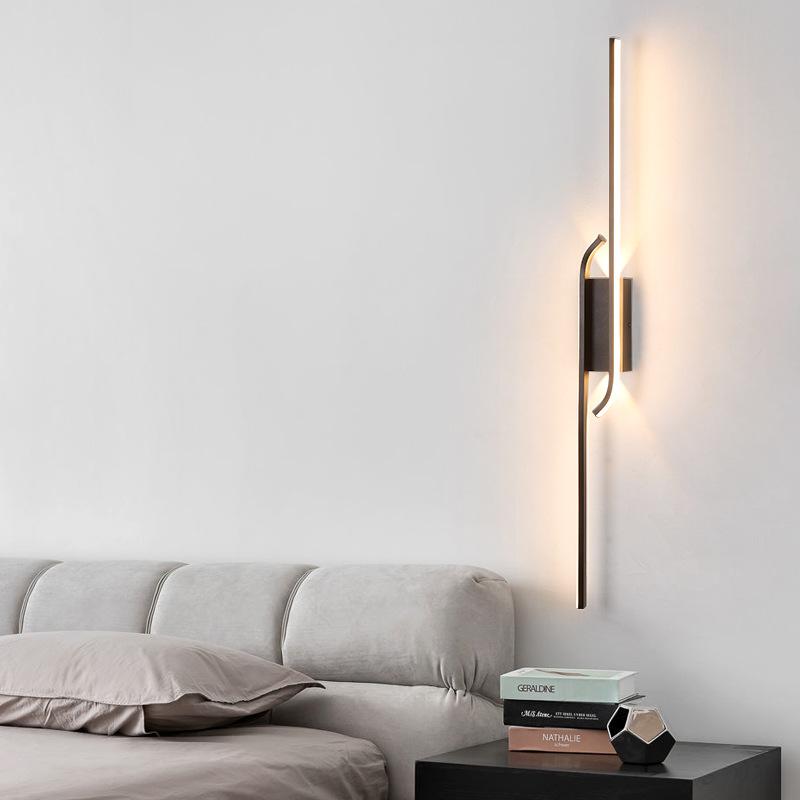 Современный настенный светильник LED Line 60/80/100CM Декоративное освещение для гостиной, спальни, прихожей, интерьера, бра