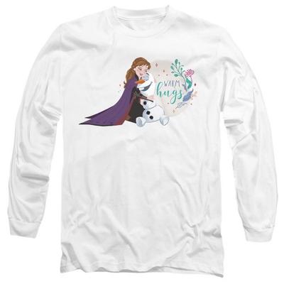frozen Унисекс Взрослый Как Теплые Объятия Анна Олаф Футболка
