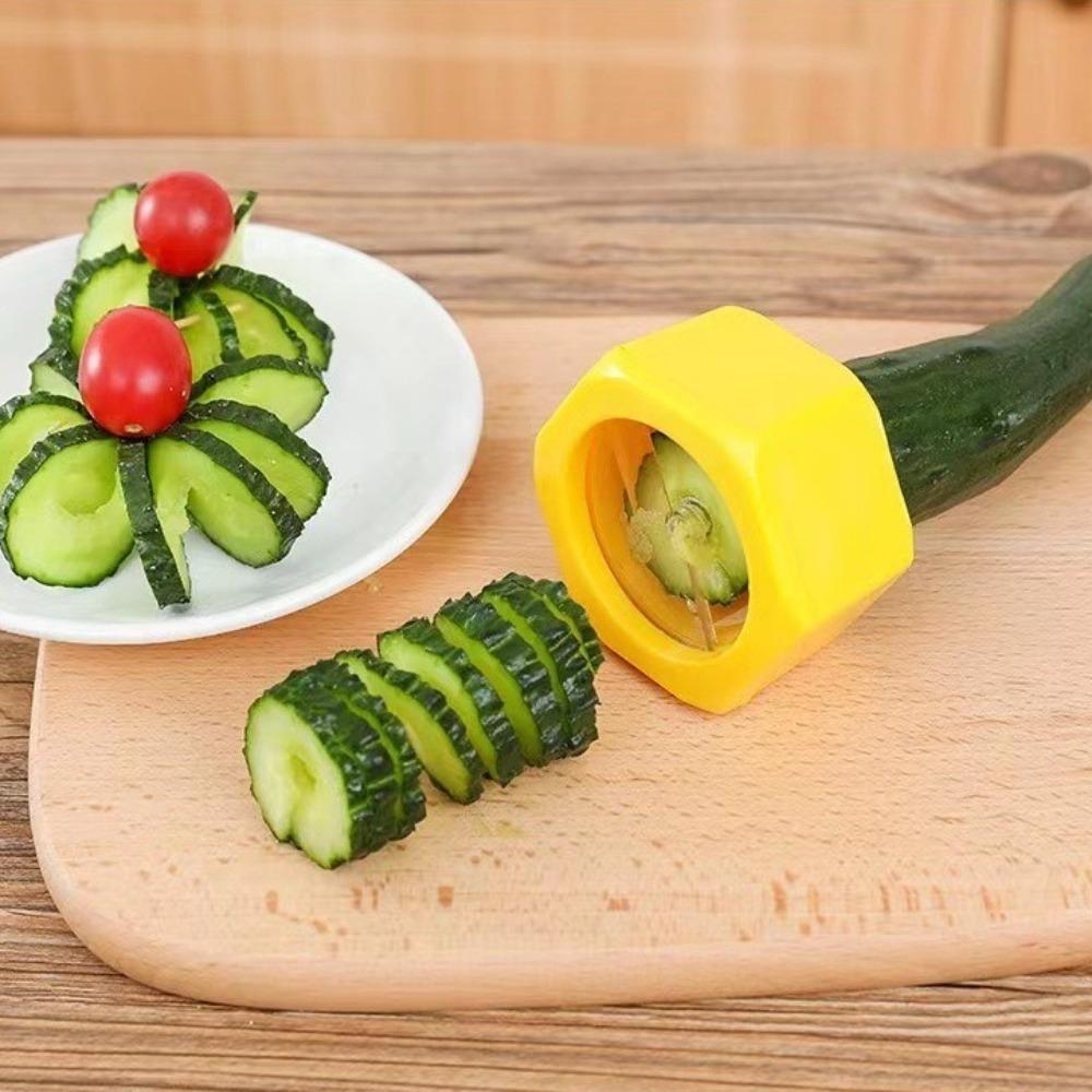 Многофункциональная спиральная огуречная терка для нарезки огурцов Мини-терка для нарезки огурцов Кухонные гаджеты