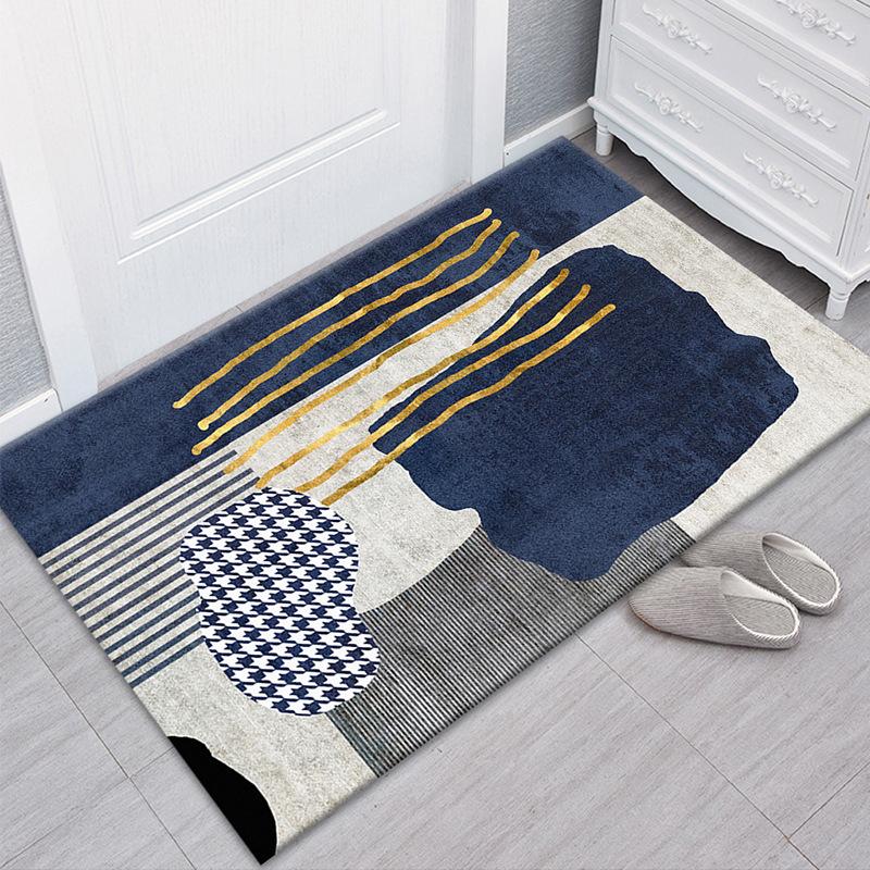 Ковер Современный и минималистский коврик для двери в гостиную и ванную комнату, коврик для входа