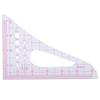 4pcs Multifunction Pattern Ruler Plastic Drafting Tool Durable Curve Ruler  Clothing Design