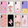 Чехол для телефона Xiaomi 11 Redmi Note 11 5G 8T 9A 9 10T Note8Pro Note9 12SUltra Черный Чехол Аниме C-Cardcaptor S-Sakura