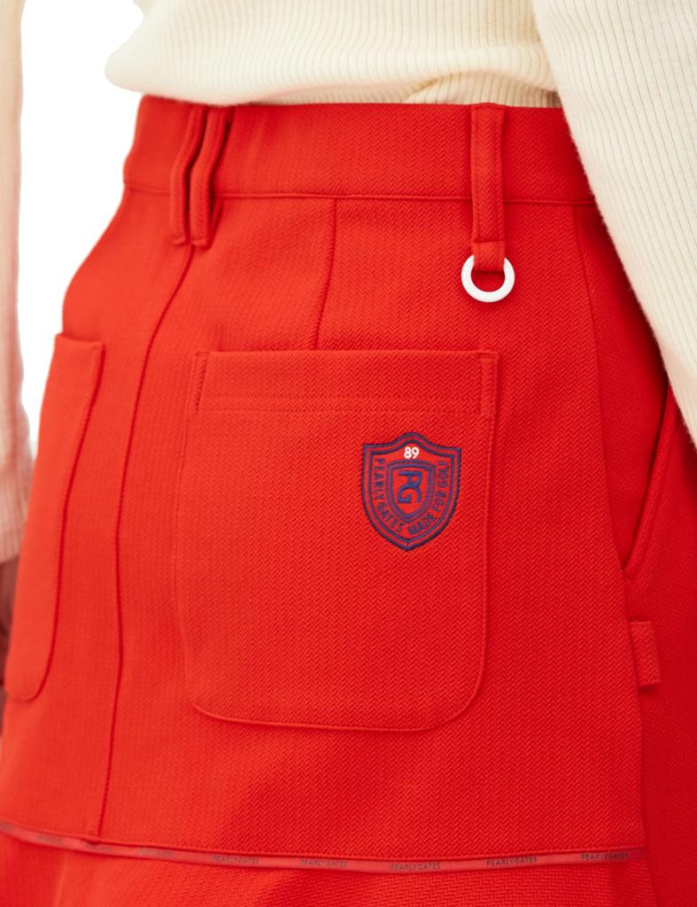 Юбка TEXBRID Stretch Herringbone Washable 0 [Pearly Gates] Женская / 055-3234902 100_Красный [S]