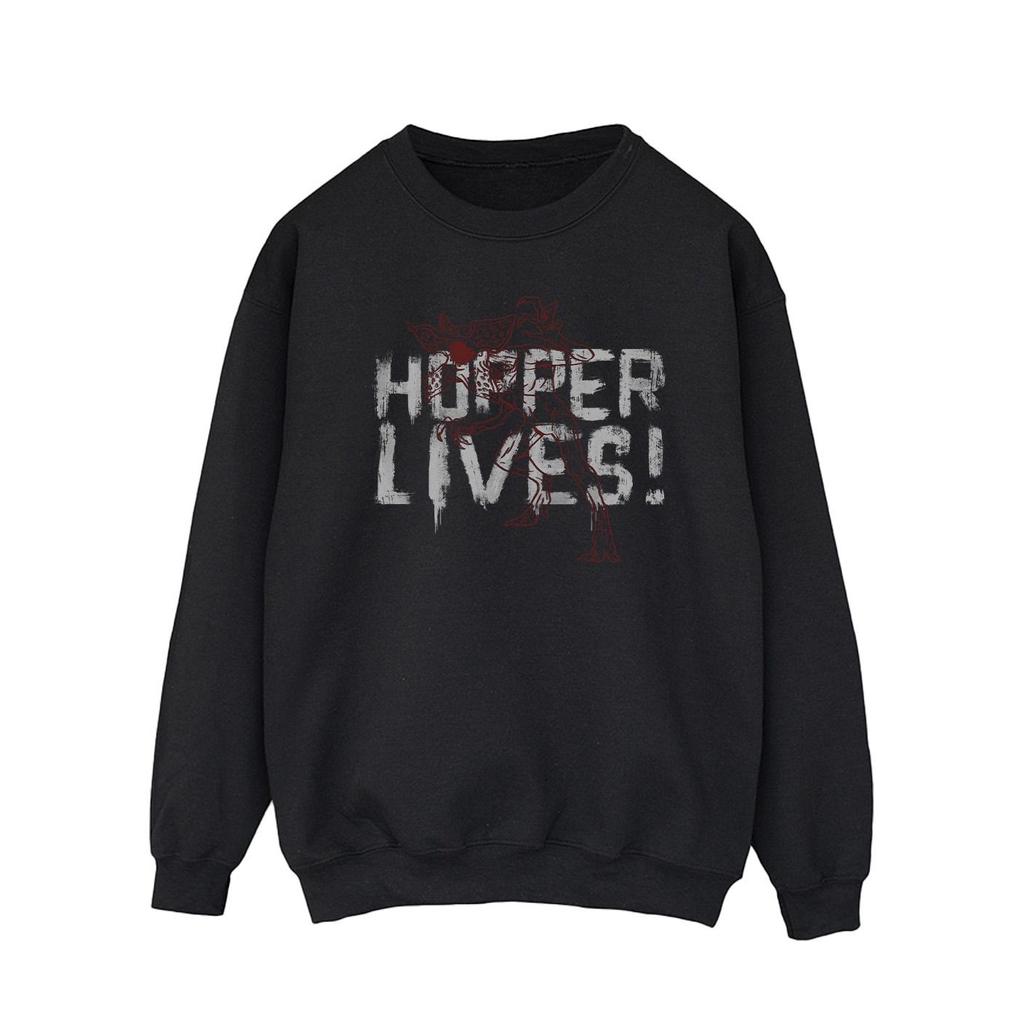 Netflix Mens Stranger Things Hoppers Live Sweatshirt