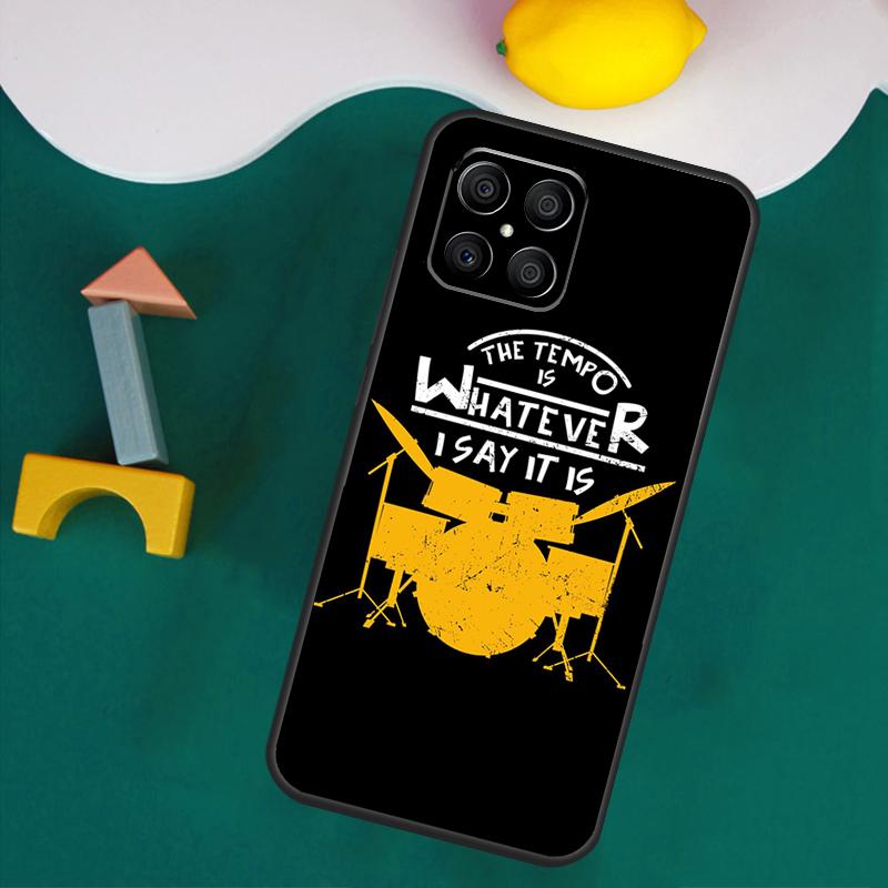 Чехол для барабана, барабанщика, музыки, DJ для Honor 200 Pro 50 70 90 X9a X8a X8 X9 X8b X9c X9b Honor Magic 7 Lite 5 6 Pro