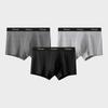 MiiOW 3Pcs Men's Underwear Boxer Shorts Youth Cotton Men's Boxing Shorts, Breathable Underwear