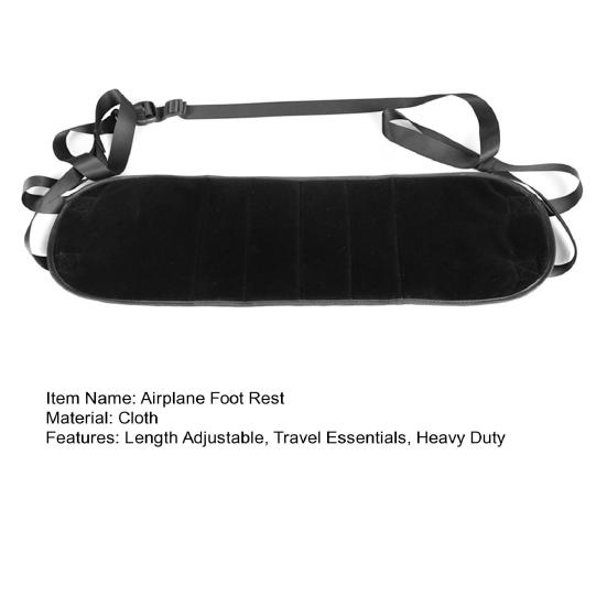 Гамак для ног в самолете, регулируемая длина, широкая платформа, основание, подставка для ног, портативный офисный гамак для отдыха ног, устанавливаемый под столом, необходимые вещи для путешествий