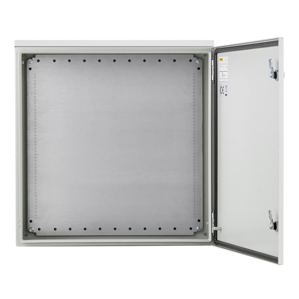 Electrical Steel Enclosure Box NEMA 4 Outdoor Enclosure 24 x 24 x 8'' UL