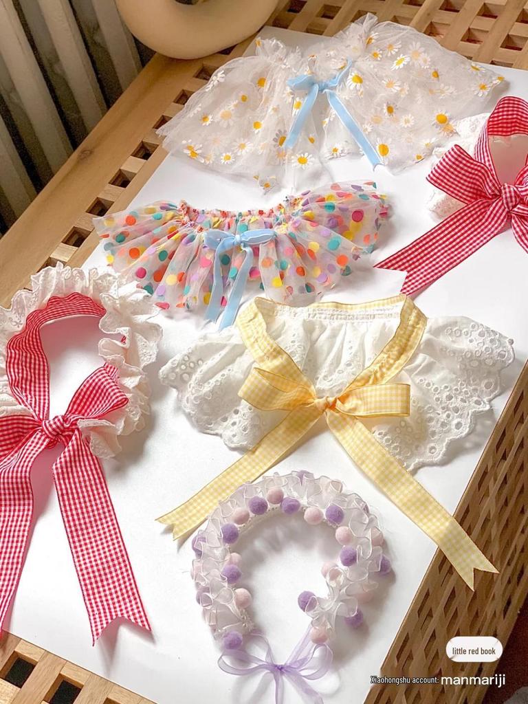 Vintage Princess Style 3D Beaded Lace Trim with Pleated Floral Ornaments (2.5-4cm)