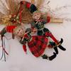 2PCS Christmas Elf Couple Plush Doll Christmas Tree Decoration Navidad New Year Pendant Ornaments Home Decor Kids Toy Gift