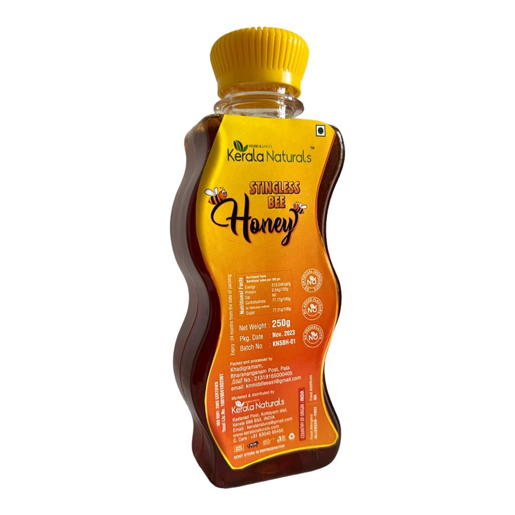 Kerala Naturals Мед пчелиный безжальный 250 г - чистый и натуральный