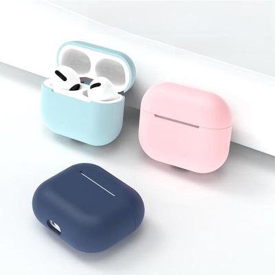 Силиконовый защитный чехол для Apple AirPods 3: Чехол для беспроводной Bluetooth-гарнитуры с защитой от падения