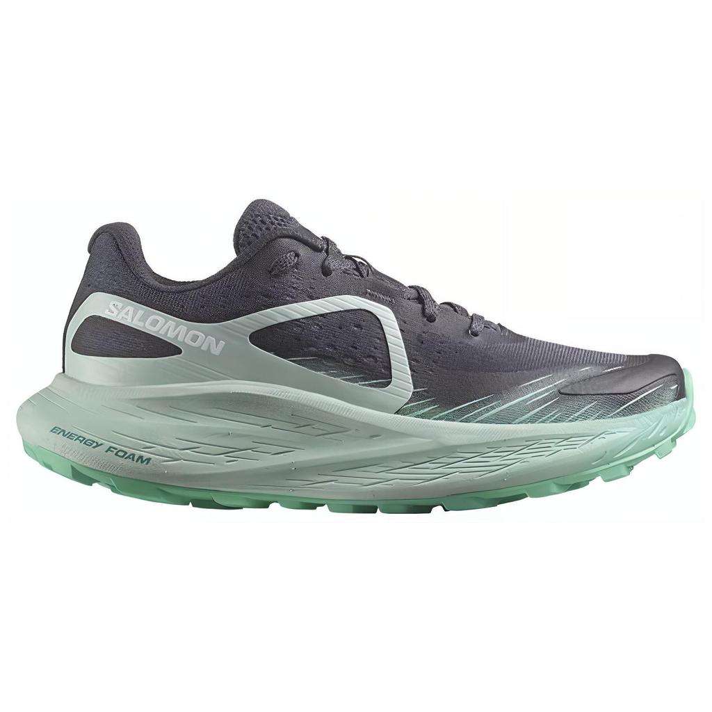 SALOMON Женские кроссовки Glide Max TR Ebony Blue Haze Серый Какаду L47317500
