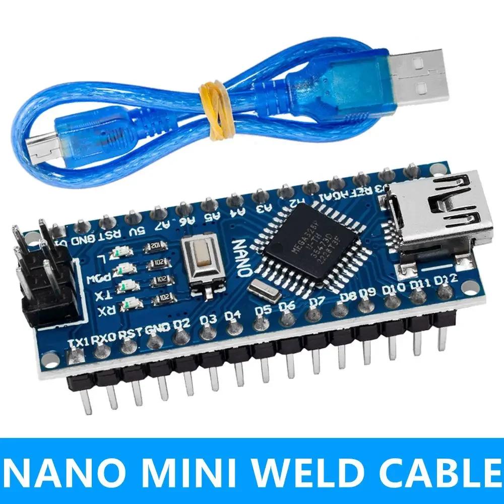 Высококачественный контроллер Nano 3.0 nano CH340 USB-драйвер ATMEGA328 ATMEGA328P nano Mini USB С загрузчиком для arduino
